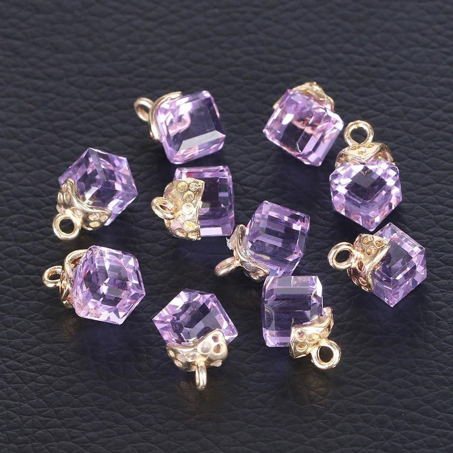Cubic Glass Crystal Jewelry