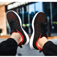 Sports Flying Woven Cold Sticky Ultralight Casual Running Shoes