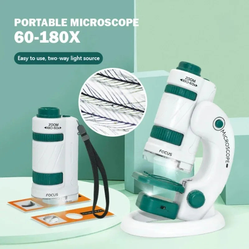 Kid Science Experiment Pocket Microscope