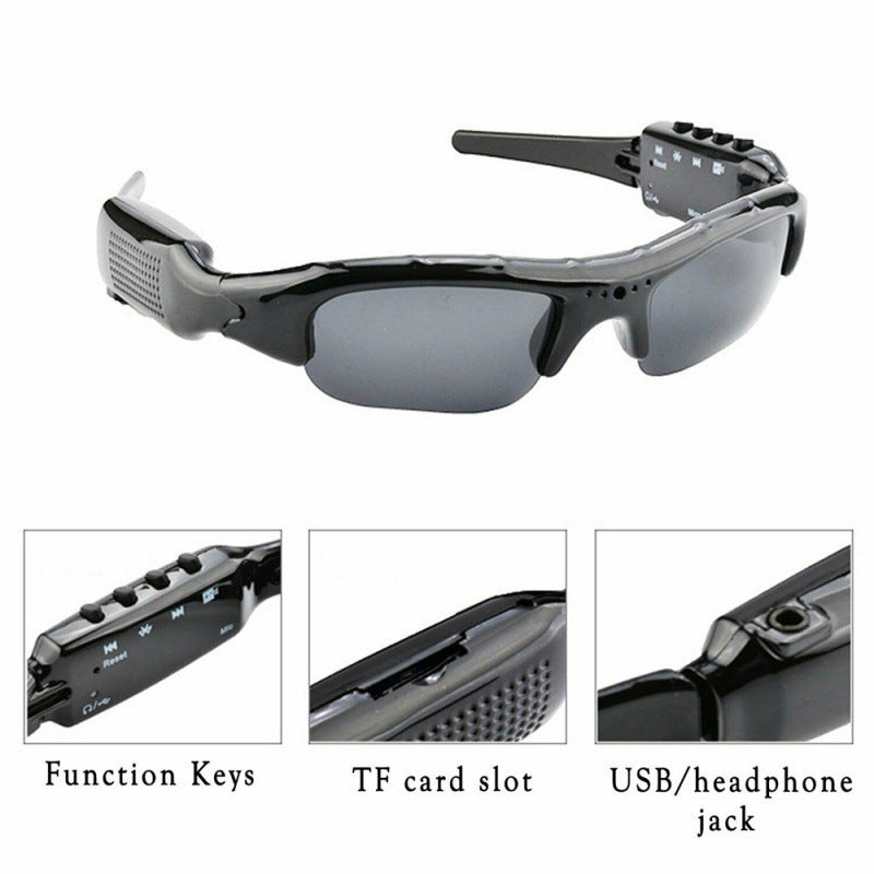 HD 1080P Glasses Camera Polarized Lens Sports Sunglasses