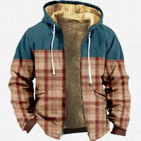 Fleece-lined Thickened Winter Clothes Cotton-padded Coat Jacket Men